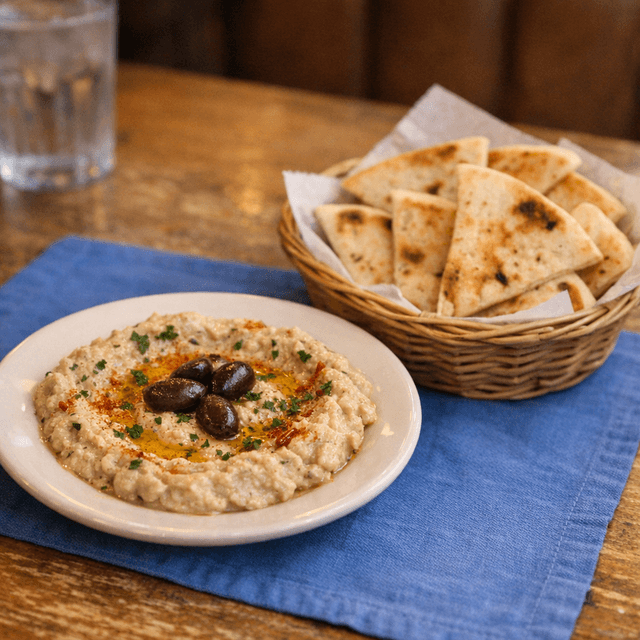 Baba Ghanouj with Pita