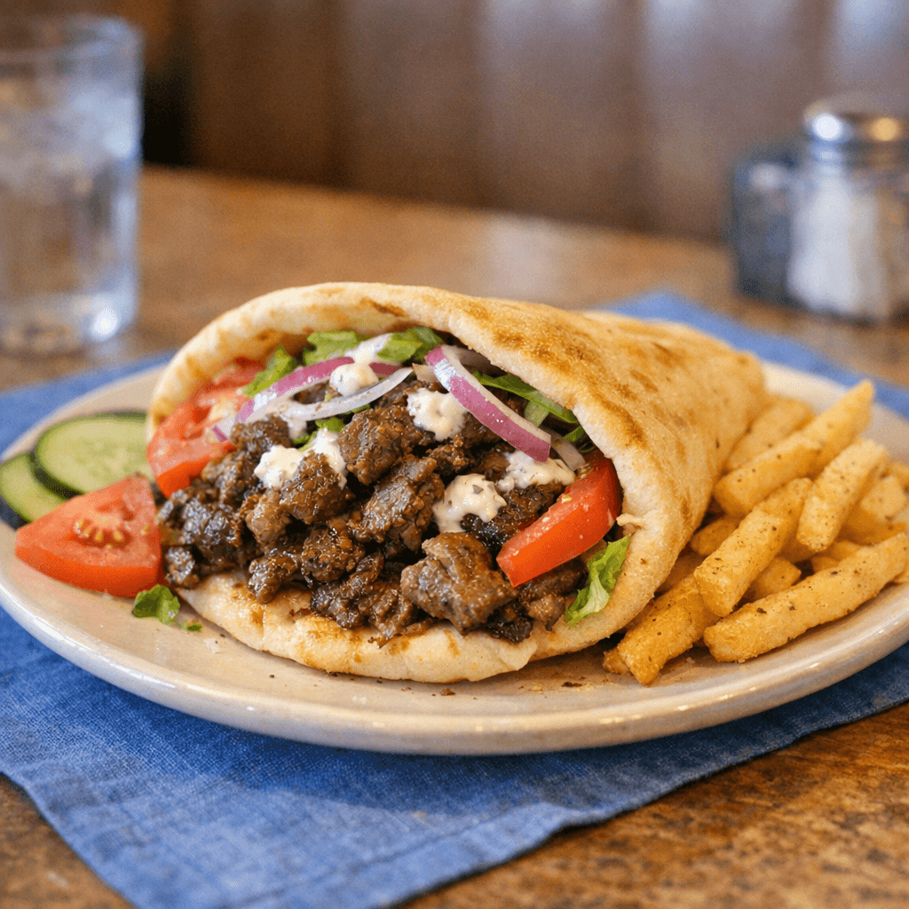 Beef Shawarma Sandwich