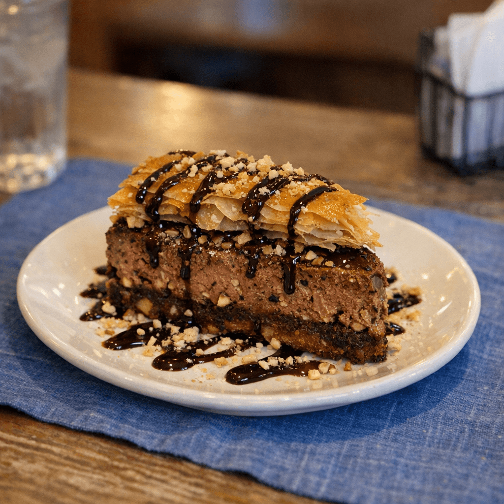 Chocolate Cheesecake Baklava