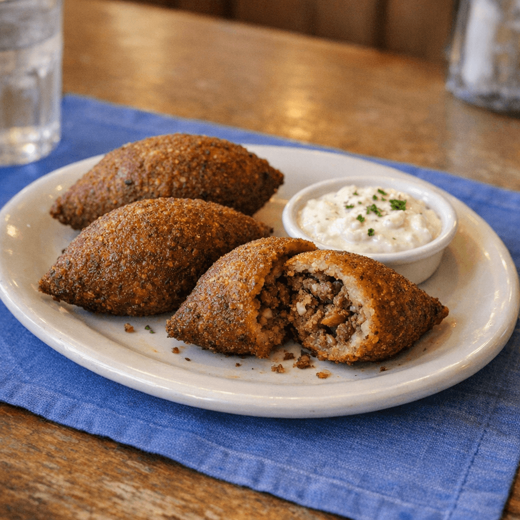 Kibbi Stuffed with Beef (3pc)