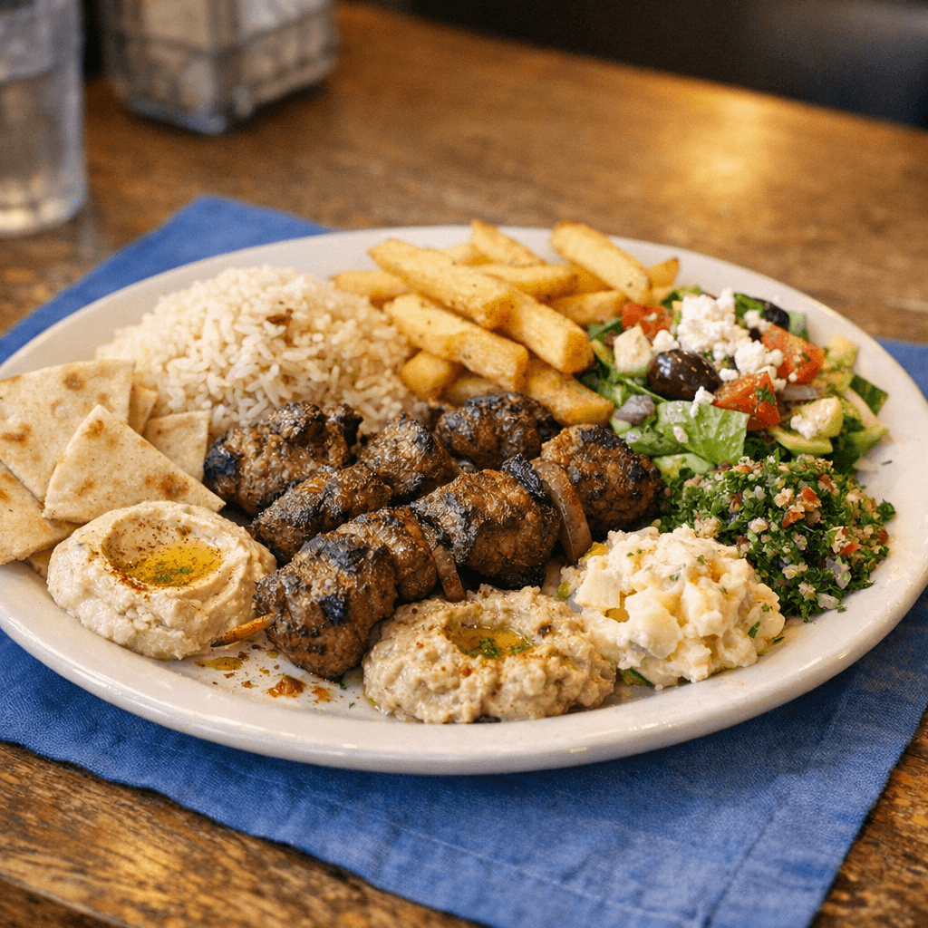 Lamb Kabob (Souvlaki)