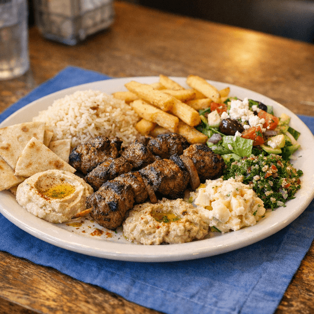 Lamb Kabob (Souvlaki)