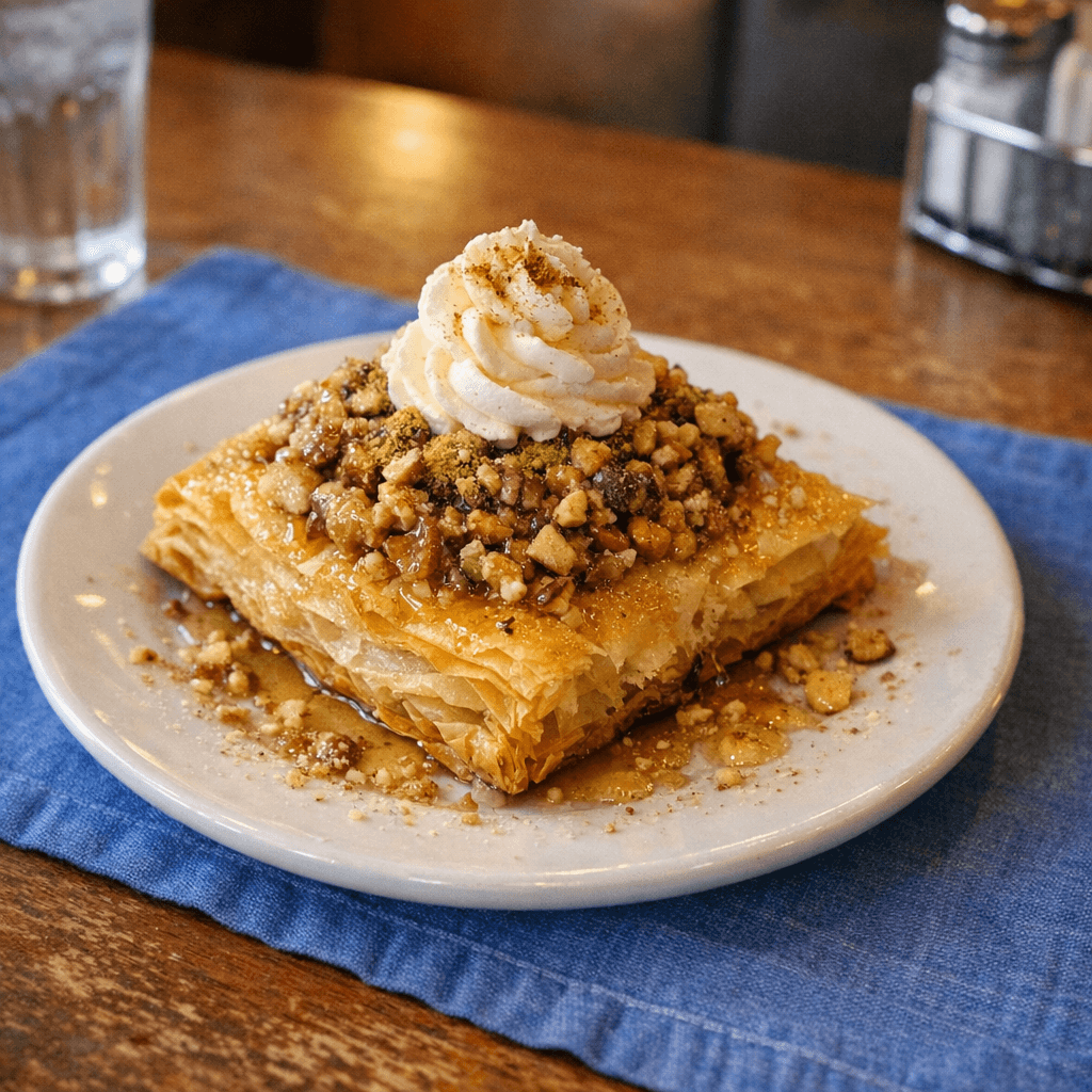 Open Face Baklava